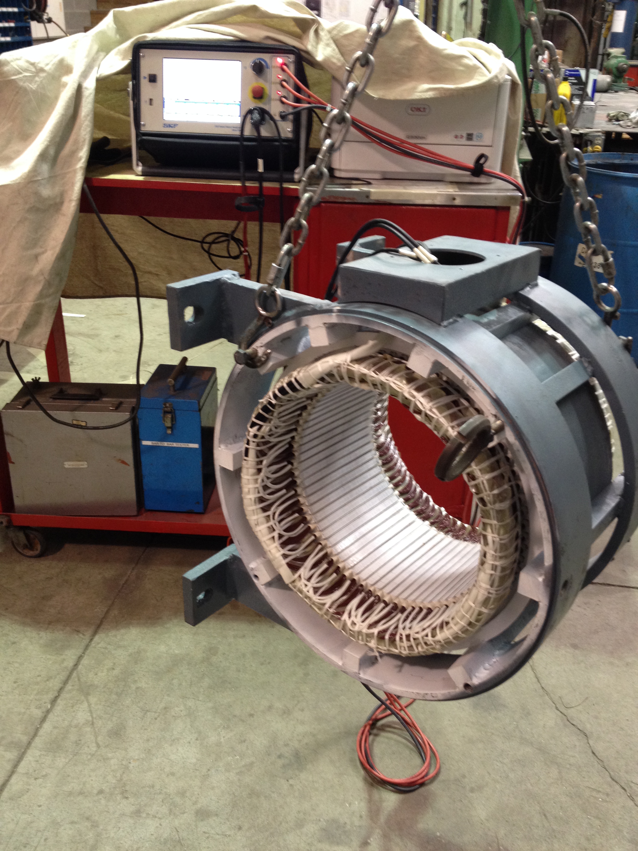 TWO SPEED TWO WINDING TEST WITH BAKER 12 KV HO